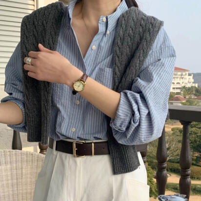 Classy outfit.